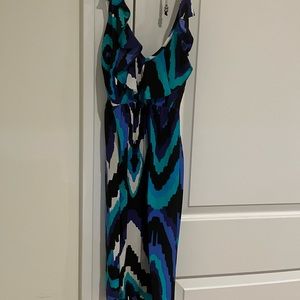 Alice & Trixie silk short halter dress